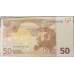 NETHERLANDS 2002 . FIFTY 50 EURO BANKNOTE . EUROPEAN UNION . PCGS GRADED